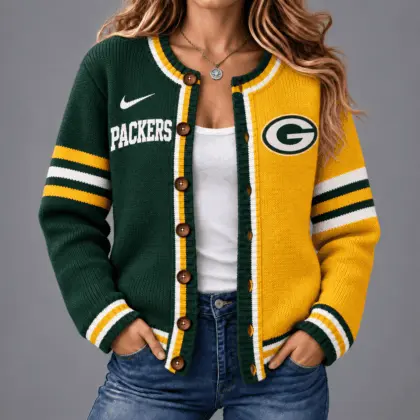 Green Bay Packers | Premium NFL Game Ready Cardigan NY