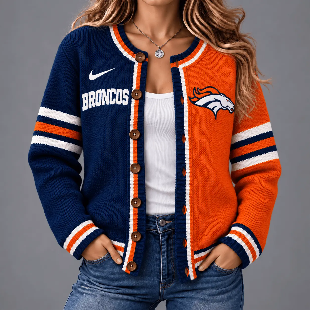 Denver Broncos | Premium NFL Game Ready Cardigan NY