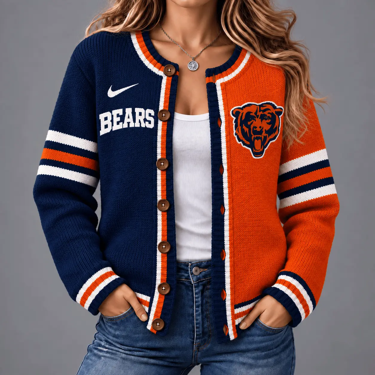 Chicago Bears | Premium NFL Game Ready Cardigan NY