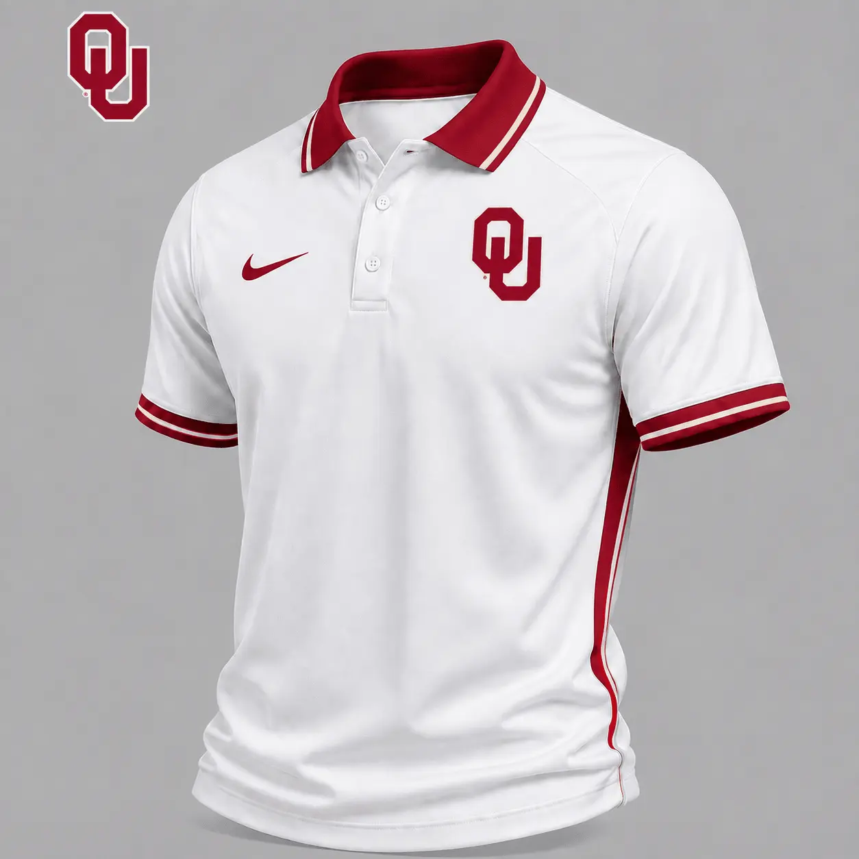 Oklahoma Sooners | Premium NCAA Classic White Polo Shirt NY