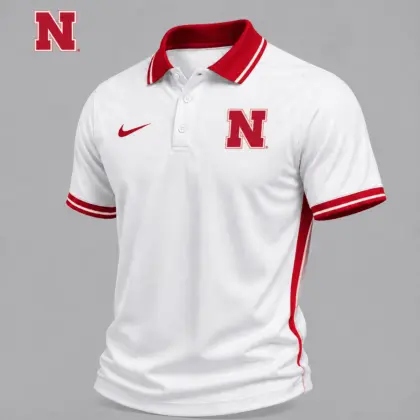 Nebraska Cornhuskers | Premium NCAA Classic White Polo Shirt NY
