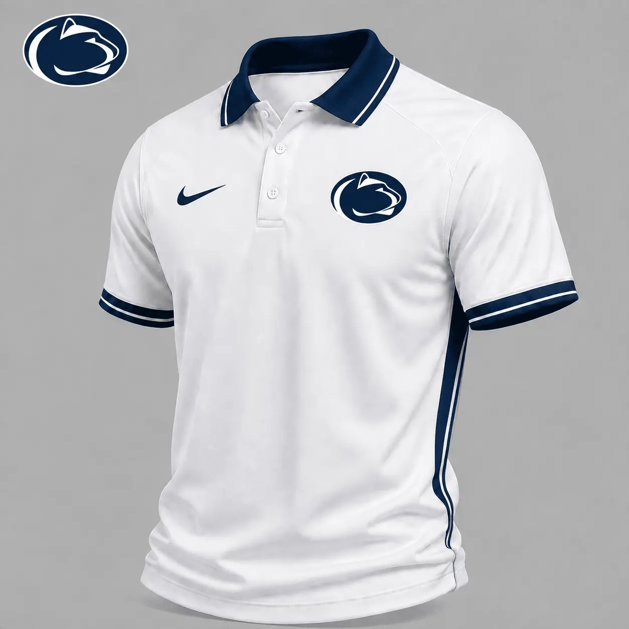Penn State Nittany Lions | Premium NCAA Classic White Polo Shirt NY