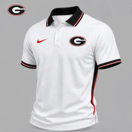 Georgia Bulldogs | Premium NCAA Classic White Polo Shirt NY