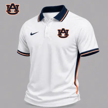 Auburn Tigers | Premium NCAA Classic White Polo Shirt NY