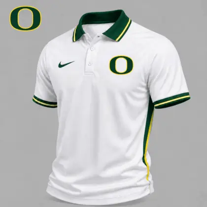 Oregon Ducks | Premium NCAA Classic White Polo Shirt NY