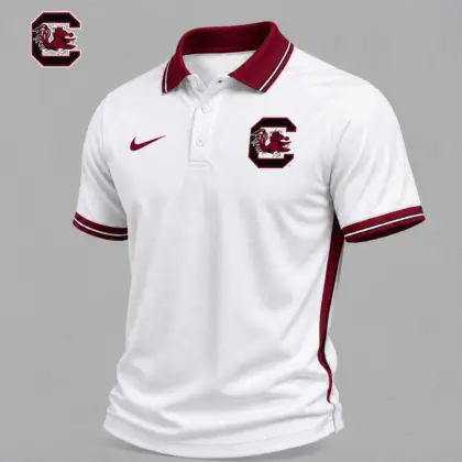 South Carolina Gamecocks | Premium NCAA Classic White Polo Shirt NY