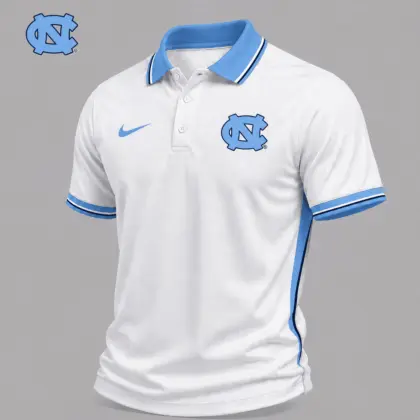 North Carolina Tar Heels | Premium NCAA Classic White Polo Shirt NY