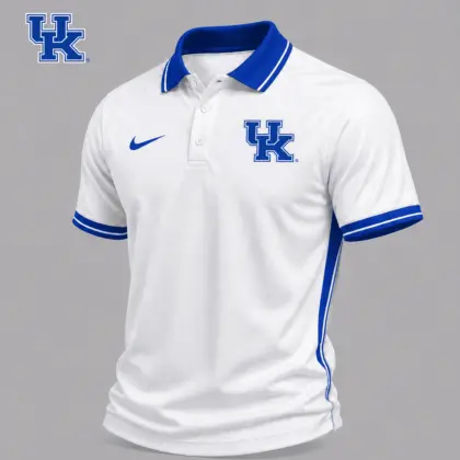 Kentucky Wildcats | Premium NCAA Classic White Polo Shirt NY