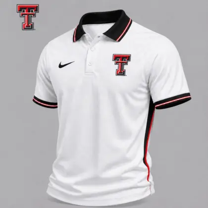 Texas Tech Red Raiders | Premium NCAA Classic White Polo Shirt NY