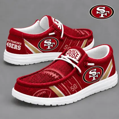 San Francisco 49ers | Premium NFL Team Ready Loafer Shoes NY
