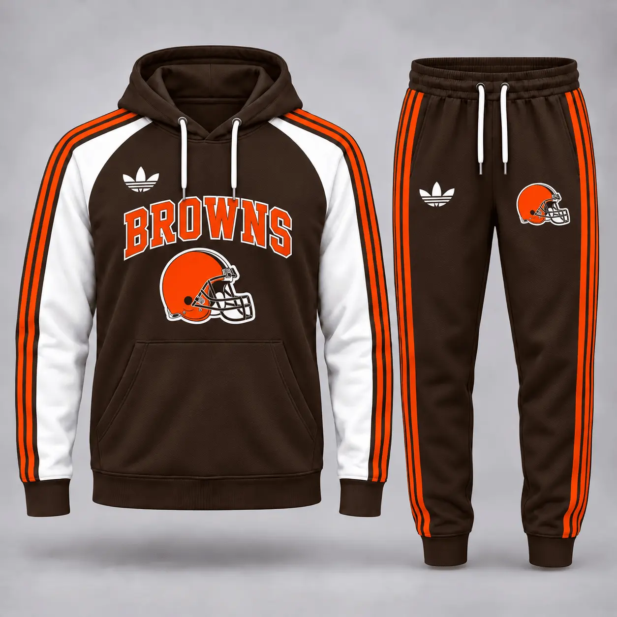 Cleveland Browns | Premium NFL Classic Varsity Hoodie & Jogger Set NY