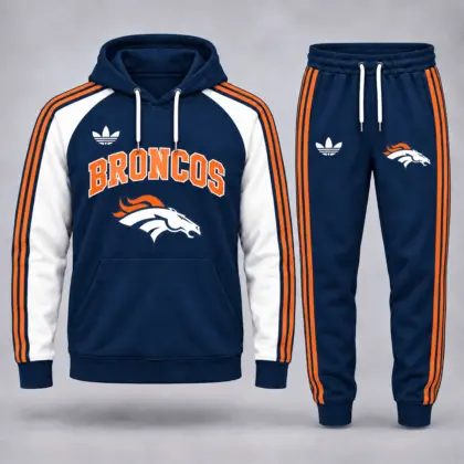 Denver Broncos | Premium NFL Classic Varsity Hoodie & Jogger Set NY