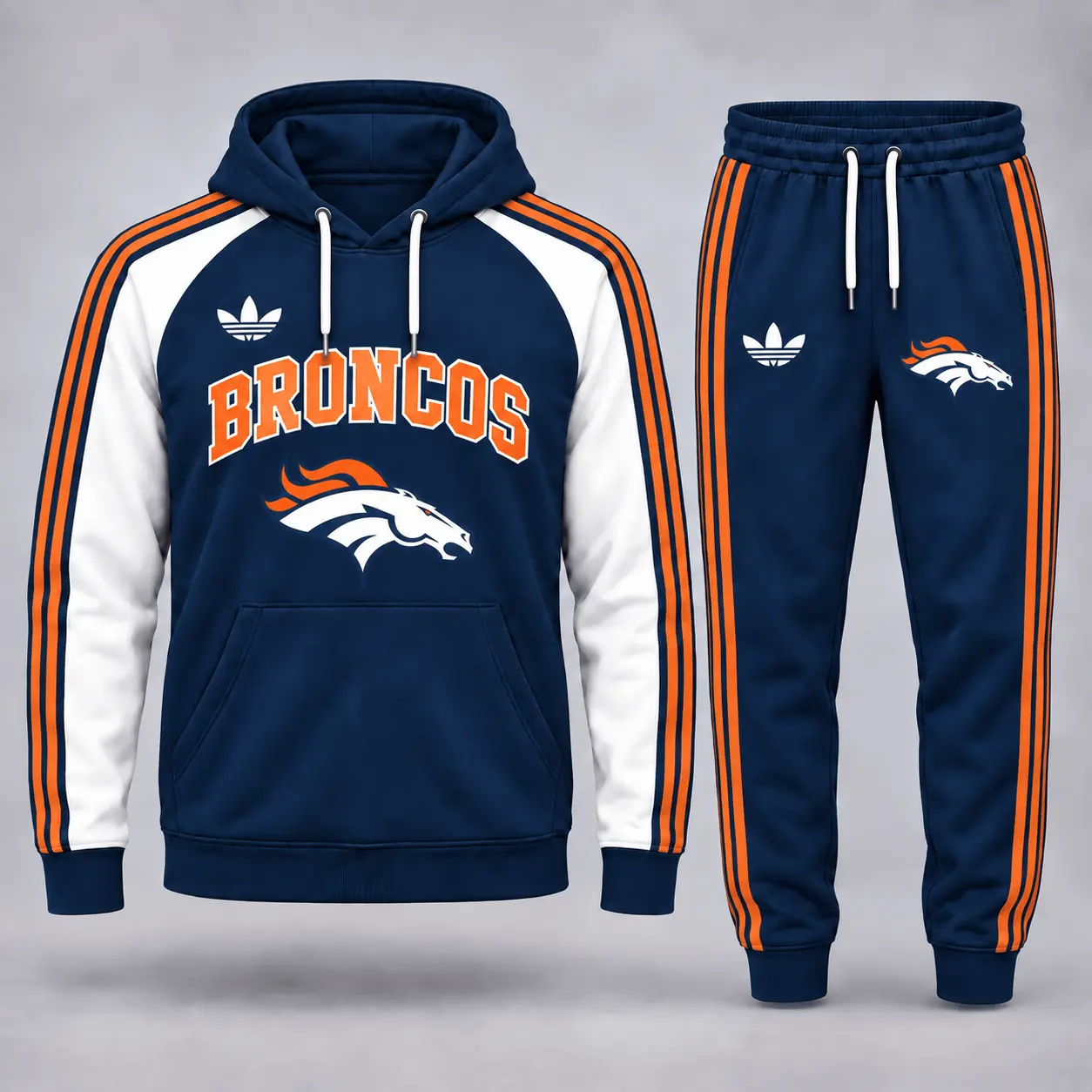 Denver Broncos | Premium NFL Classic Varsity Hoodie & Jogger Set NY