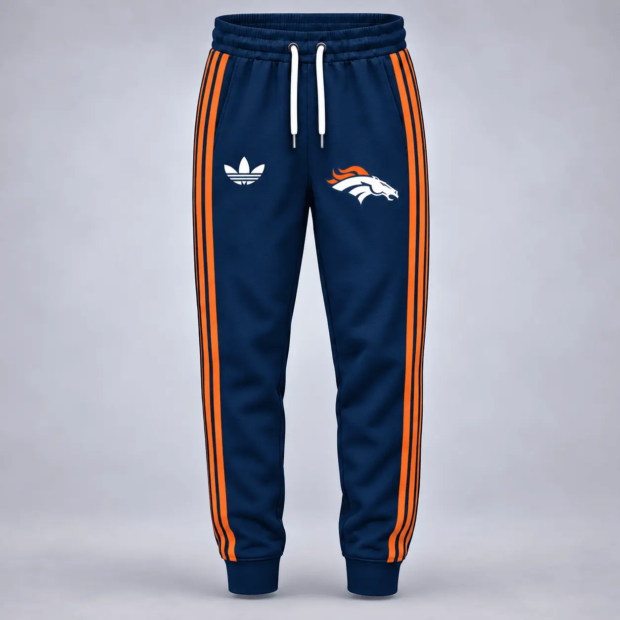 Denver Broncos | Premium NFL Classic Varsity Hoodie & Jogger Set NY - Image 2