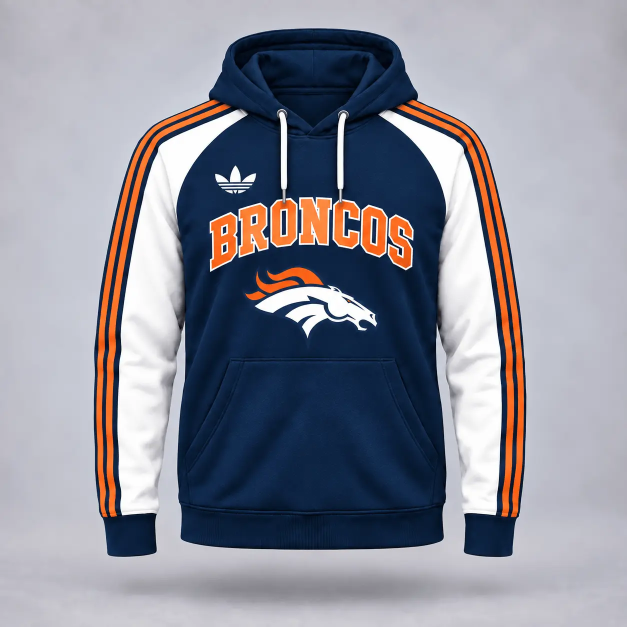 Denver Broncos | Premium NFL Classic Varsity Hoodie & Jogger Set NY - Image 3