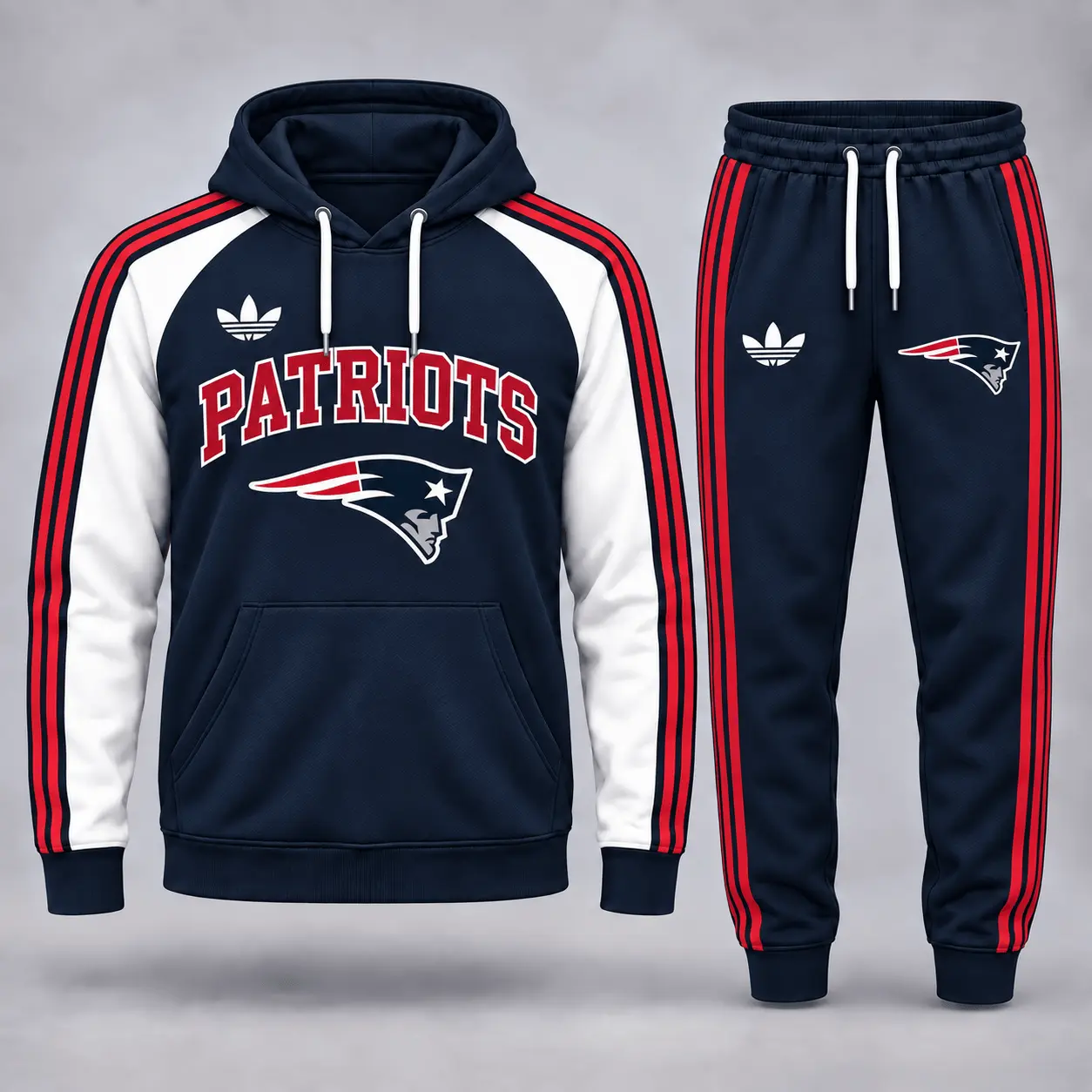 New England Patriots | Premium NFL Classic Varsity Hoodie & Jogger Set NY