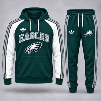 Philadelphia Eagles | Premium NFL Classic Varsity Hoodie & Jogger Set NY