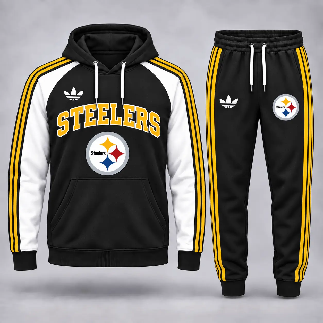 Pittsburgh Steelers | Premium NFL Classic Varsity Hoodie & Jogger Set NY