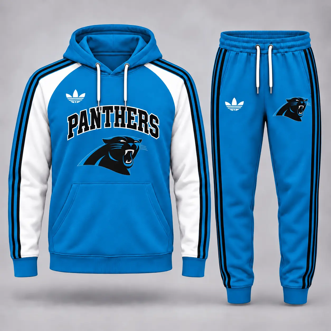 Carolina Panthers | Premium NFL Classic Varsity Hoodie & Jogger Set NY