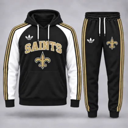 New Orleans Saints | Premium NFL Classic Varsity Hoodie & Jogger Set NY