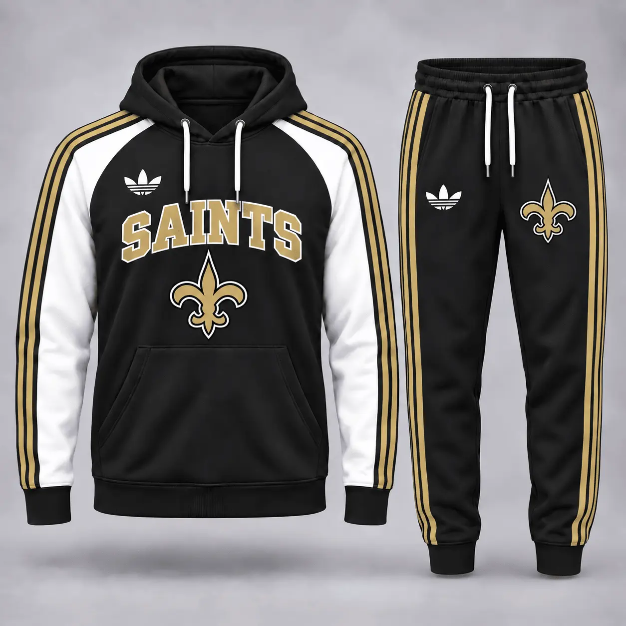 New Orleans Saints | Premium NFL Classic Varsity Hoodie & Jogger Set NY