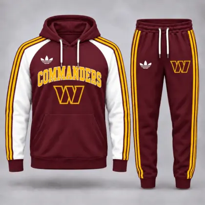 Washington Commanders | Premium NFL Classic Varsity Hoodie & Jogger Set NY