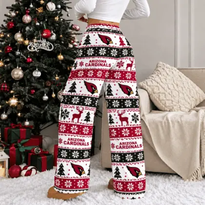 Arizona Cardinals | Premium NFL Christmas Casual Pants TD