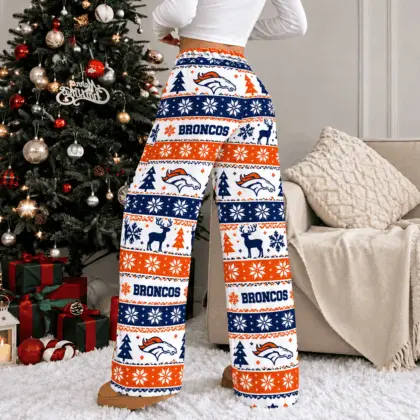 Denver Broncos | Premium NFL Christmas Casual Pants TD