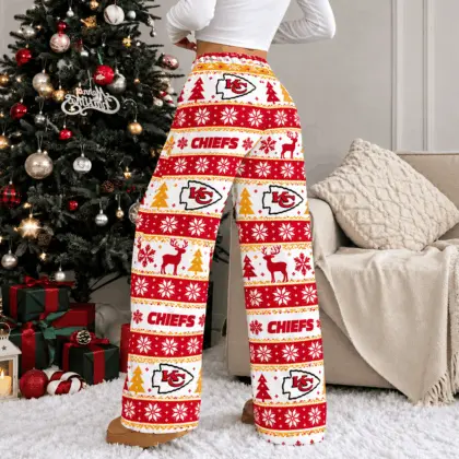 Kansas City Chiefs | Premium NFL Christmas Casual Pants TD