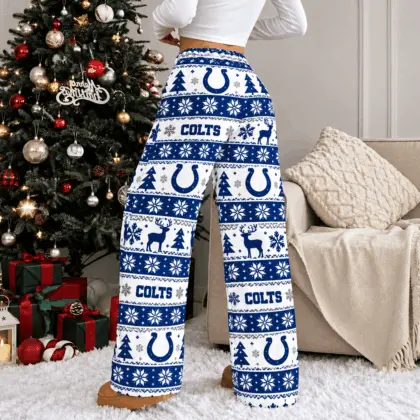 Indianapolis Colts | Premium NFL Christmas Casual Pants TD