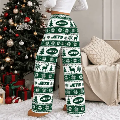 New York Jets | Premium NFL Christmas Casual Pants TD