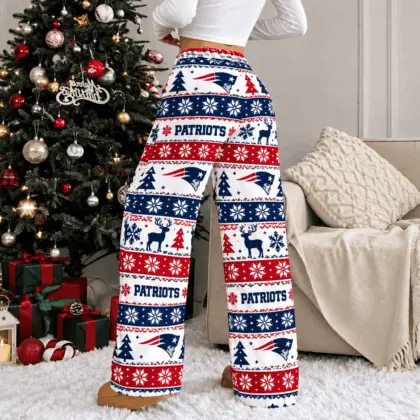 New England Patriots | Premium NFL Christmas Casual Pants TD