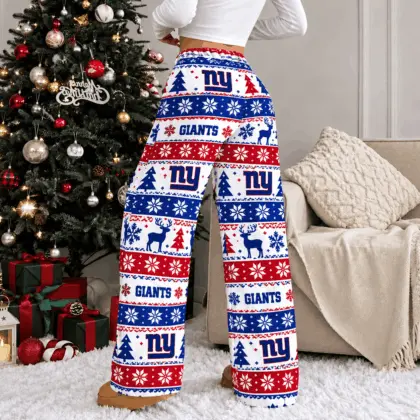 New York Giants | Premium NFL Christmas Casual Pants TD