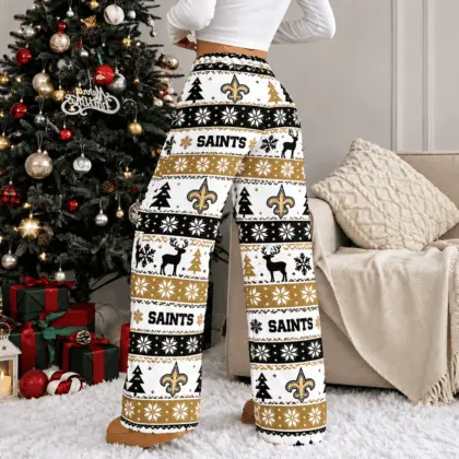 New Orleans Saints | Premium NFL Christmas Casual Pants TD