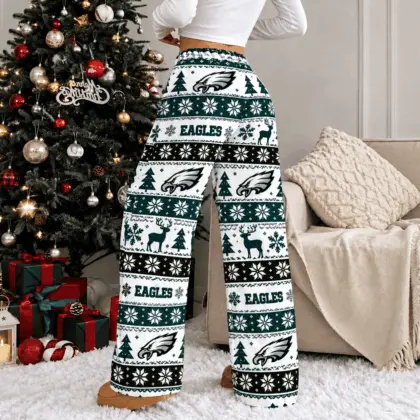 Philadelphia Eagles | Premium NFL Christmas Casual Pants TD