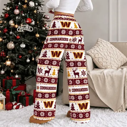 Washington Commanders | Premium NFL Christmas Casual Pants TD