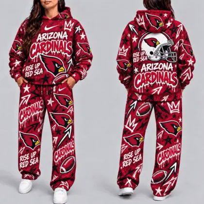 Arizona Cardinals | Premium NFL Graffiti Hoodie & Pants Set TD