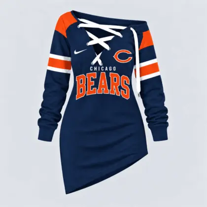 Chicago Bears | Premium NFL Game Day Spirit Lace-Up Sweatshirt TD