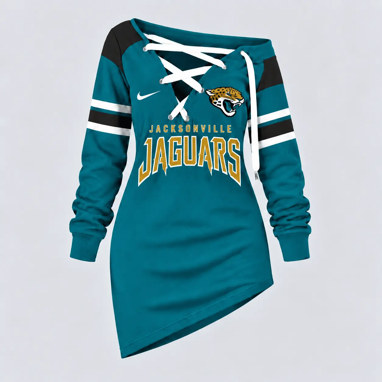 Jacksonville Jaguars | Premium NFL Game Day Spirit Lace-Up Sweatshirt TD