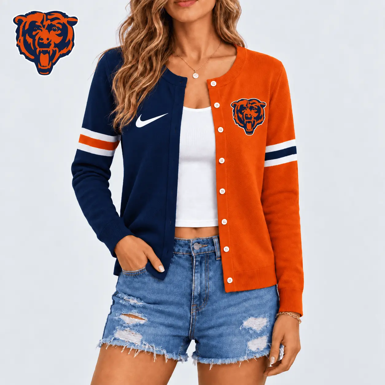 Chicago Bears | Premium NFL Team Spirit Cardigan NY