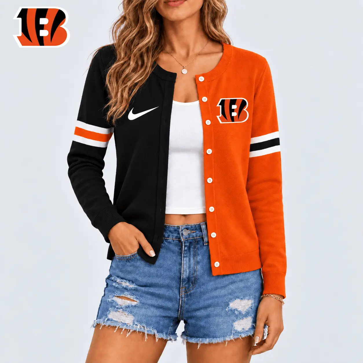 Cincinnati Bengals | Premium NFL Team Spirit Cardigan NY