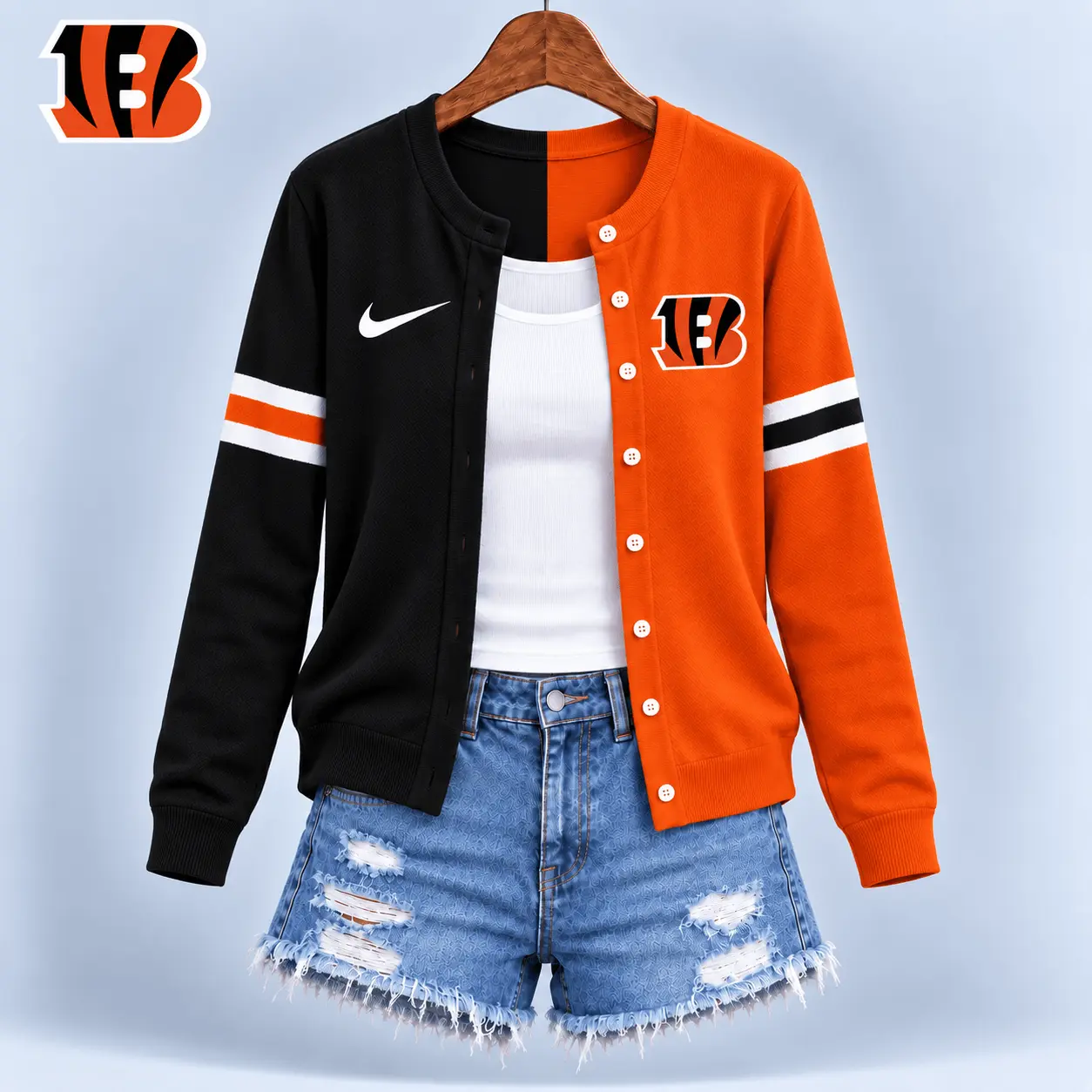 Cincinnati Bengals | Premium NFL Team Spirit Cardigan NY - Image 2