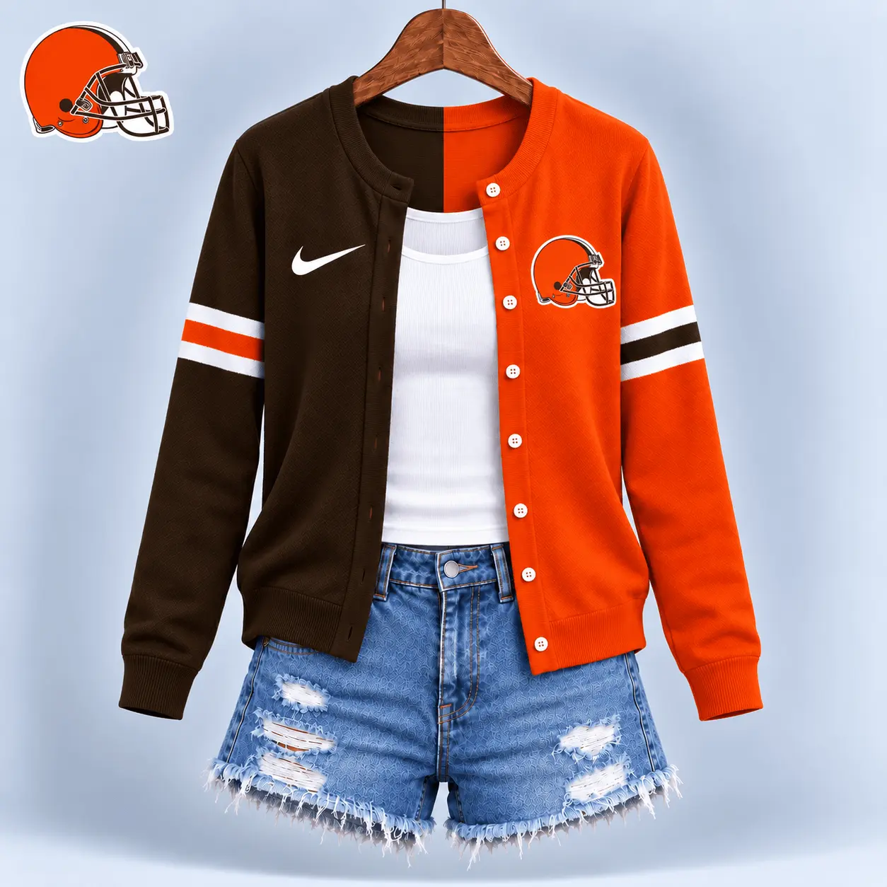 Cleveland Browns | Premium NFL Team Spirit Cardigan NY - Image 2