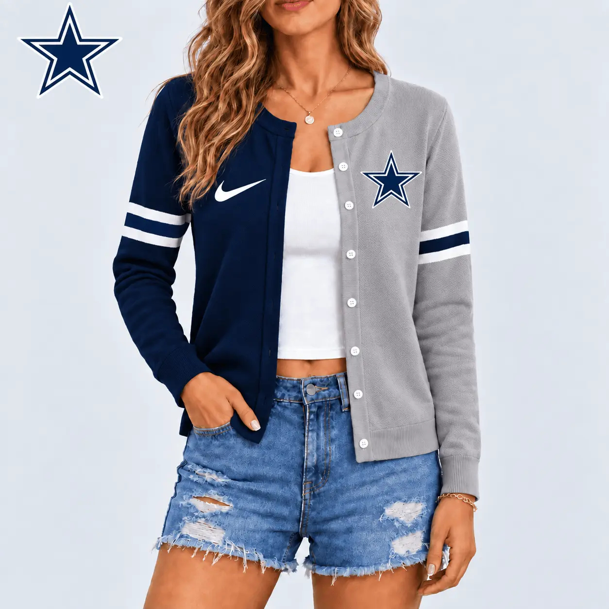 Dallas Cowboys | Premium NFL Team Spirit Cardigan NY