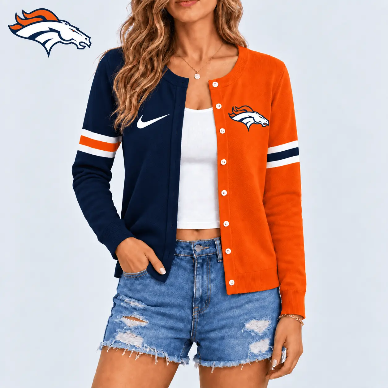 Denver Broncos | Premium NFL Team Spirit Cardigan NY