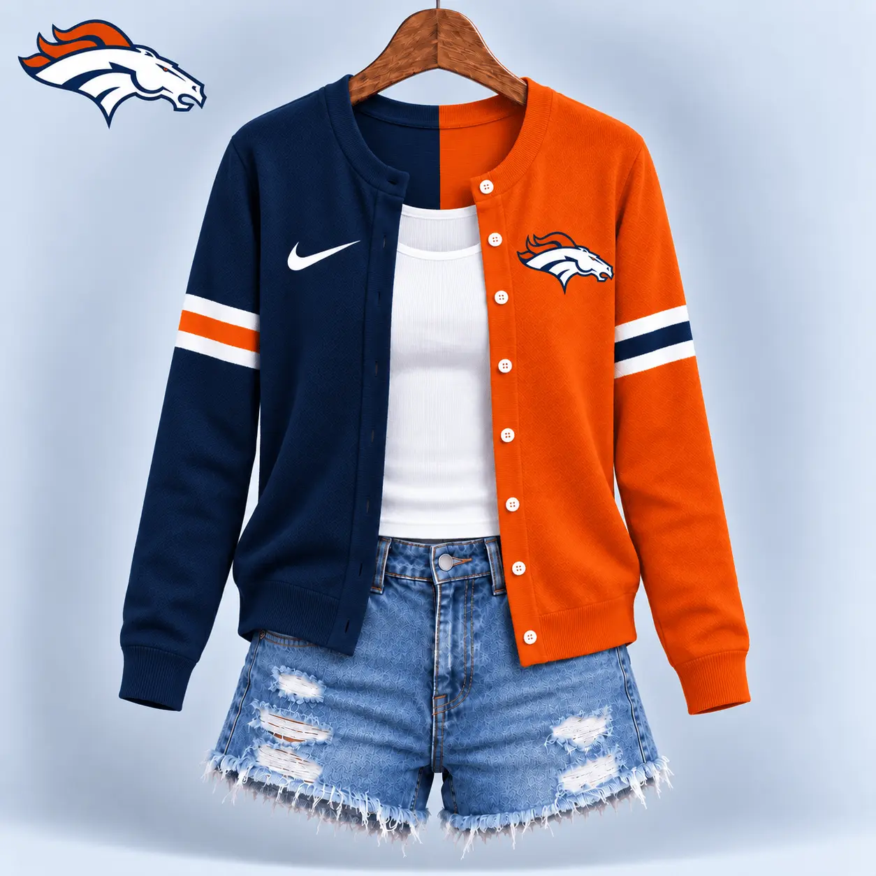 Denver Broncos | Premium NFL Team Spirit Cardigan NY - Image 2