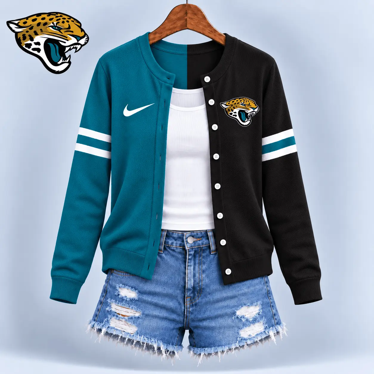 Jacksonville Jaguars | Premium NFL Team Spirit Cardigan NY - Image 2
