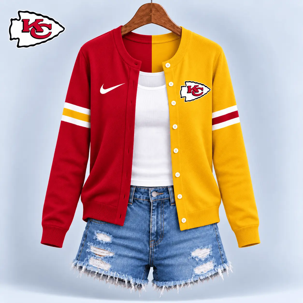 Kansas City Chiefs | Premium NFL Team Spirit Cardigan NY - Image 2