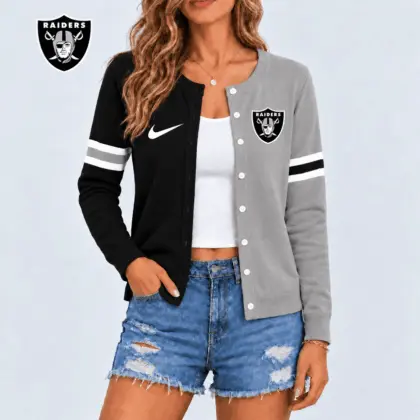 Las Vegas Raiders | Premium NFL Team Spirit Cardigan NY