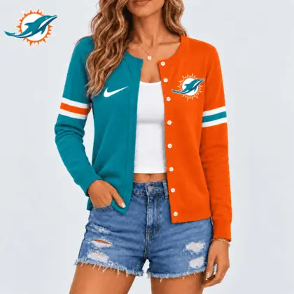 Miami Dolphins | Premium NFL Team Spirit Cardigan NY